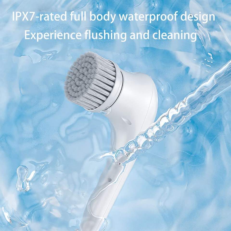 Electric Spin Scrubber For Bathroom Bathtub Cordless Cleaner Brush